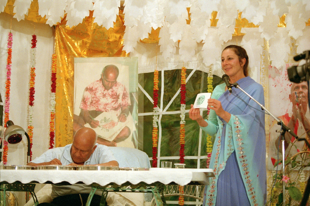 Sri Chinmoy and his Jharna Kala art