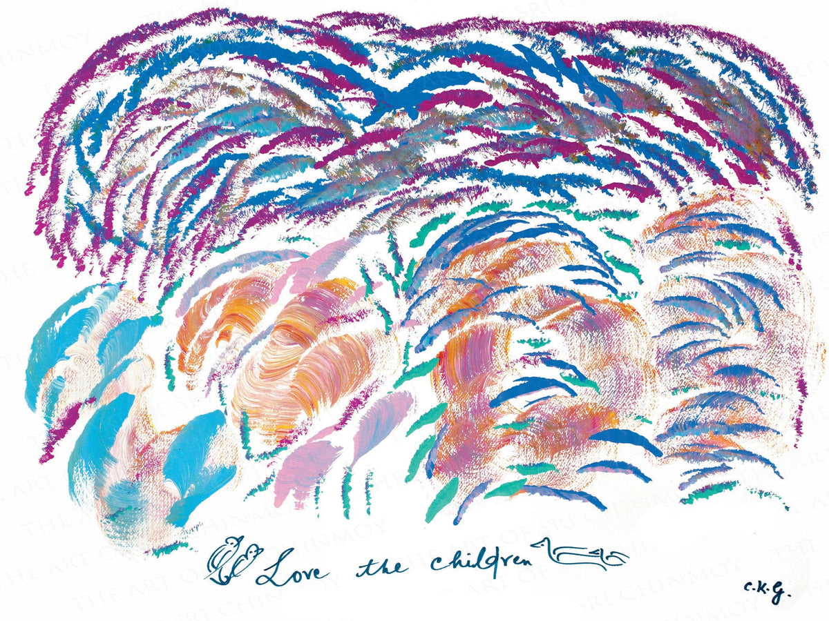 10682 The Art of Sri Chinmoy, Love the children