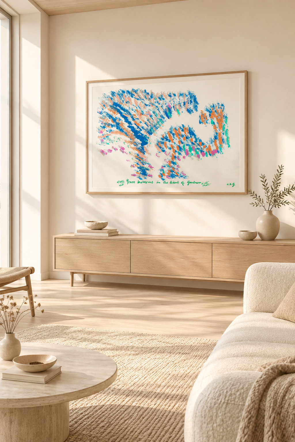 10496 The Art of Sri Chinmoy, Peace blossoms in the heart of Goodness